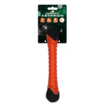 Riportello per cani con squeaker, 31 cm, arancione – Dog Comets Asteroid