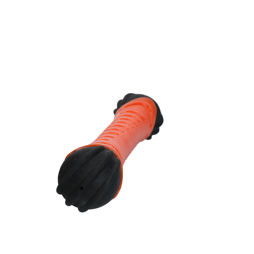 Riportello per cani con squeaker, 31 cm, arancione – Dog Comets Asteroid - immagine 2