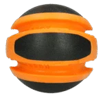 Pallina rimbalzante per cani arancione, 14 cm – Dog Comets Planets - immagine 3