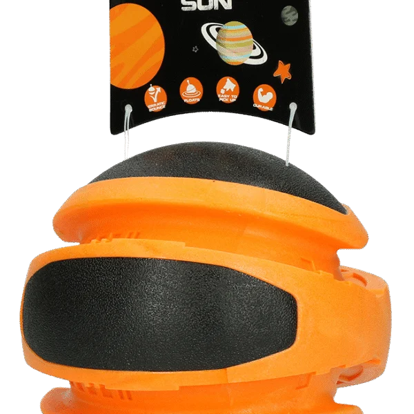 Pallina rimbalzante per cani arancione, 14 cm – Dog Comets Planets
