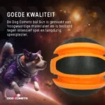 Pallina rimbalzante per cani arancione, 14 cm – Dog Comets Planets - immagine 6