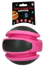Pallina rimbalzante per cani rosa, 14 cm – Dog Comets Planets