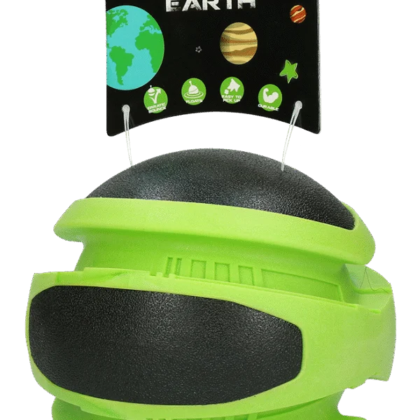 Pallina rimbalzante per cani, verde, Ø 14 cm – Dog Comets Planets