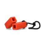 Riportello galleggiante con corda, 20 x 4 x 4 cm, arancione – Dog Comets Orion - immagine 2
