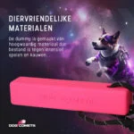 Riportello con corda, galleggiante, 20 x 4 x 4 cm, rosa – Dog Comets Orion - immagine 5
