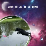 Riportello con corda, galleggiante, 20 x 4 x 4 cm, rosa – Dog Comets Orion - immagine 4