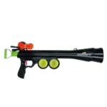 Lanciapalline per cani con 2 palline da tennis, taglia M, 61 × 18 cm – Dog Comets Comet Launcher