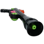 Lanciapalline per cani con 2 palline da tennis, taglia M, 61 × 18 cm – Dog Comets Comet Launcher - immagine 3
