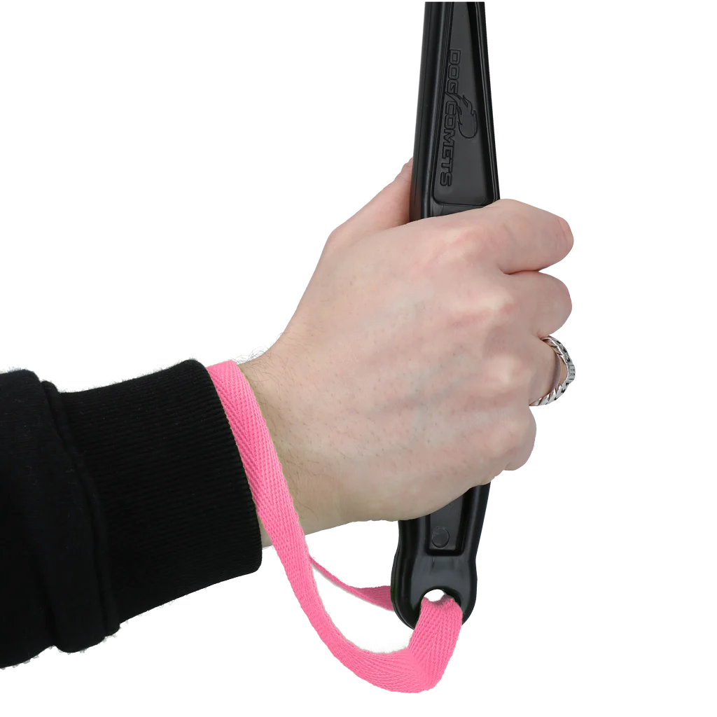 Lanciallina per cani con pallina da tennis M, 48 cm, rosa – Dog Comets Launcher - immagine 4