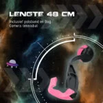 Lanciallina per cani con pallina da tennis M, 48 cm, rosa – Dog Comets Launcher - immagine 5