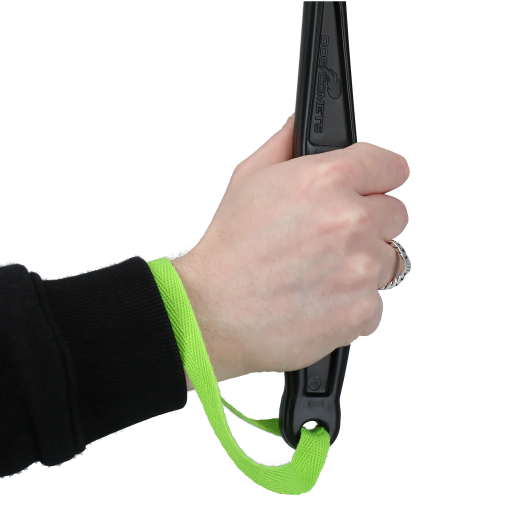 Lancia palline per cani con pallina da tennis M, 48 cm, verde – Dog Comets Launcher - immagine 4