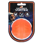 Palla per cani con rimbalzo imprevedibile, galleggiante, arancione – Dog Comets Vortex