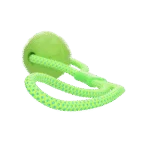 Palla per cani con corda riflettente, galleggiante, verde – Dog Comets Vortex Loop - immagine 2