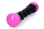 Bastone da riporto in gomma con squeaker, S 23 cm, rosa – Dog Comets Meteor - immagine 4