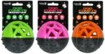 Palla porta snack in gomma con squeaker, rosa – Dog Comets Moonstone - immagine 3