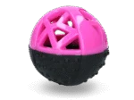 Palla porta snack in gomma con squeaker, rosa – Dog Comets Moonstone - immagine 2