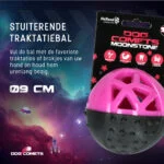 Palla porta snack in gomma con squeaker, rosa – Dog Comets Moonstone - immagine 5