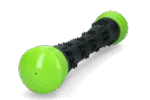 Bastone da riporto in gomma con squeaker L, 32 cm, verde – Dog Comets Meteor - immagine 2