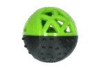 Palla porta snack in gomma con squeaker, verde – Dog Comets Moonstone - immagine 3