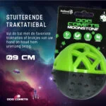 Palla porta snack in gomma con squeaker, verde – Dog Comets Moonstone - immagine 5