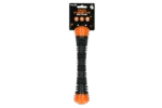 Bastone da riporto in gomma con squeaker, S 23 cm, arancione – Dog Comets Meteor