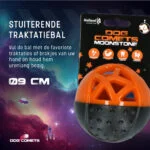 Palla per snack in gomma con squeaker, arancione – Dog Comets Moonstone - immagine 4
