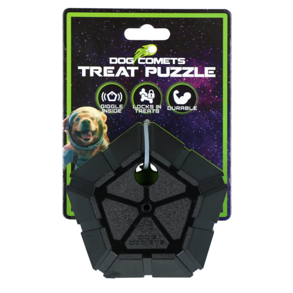 Palla rompicapo per cani con elementi girevoli e suono buffo – Dog Comets Treat Puzzle