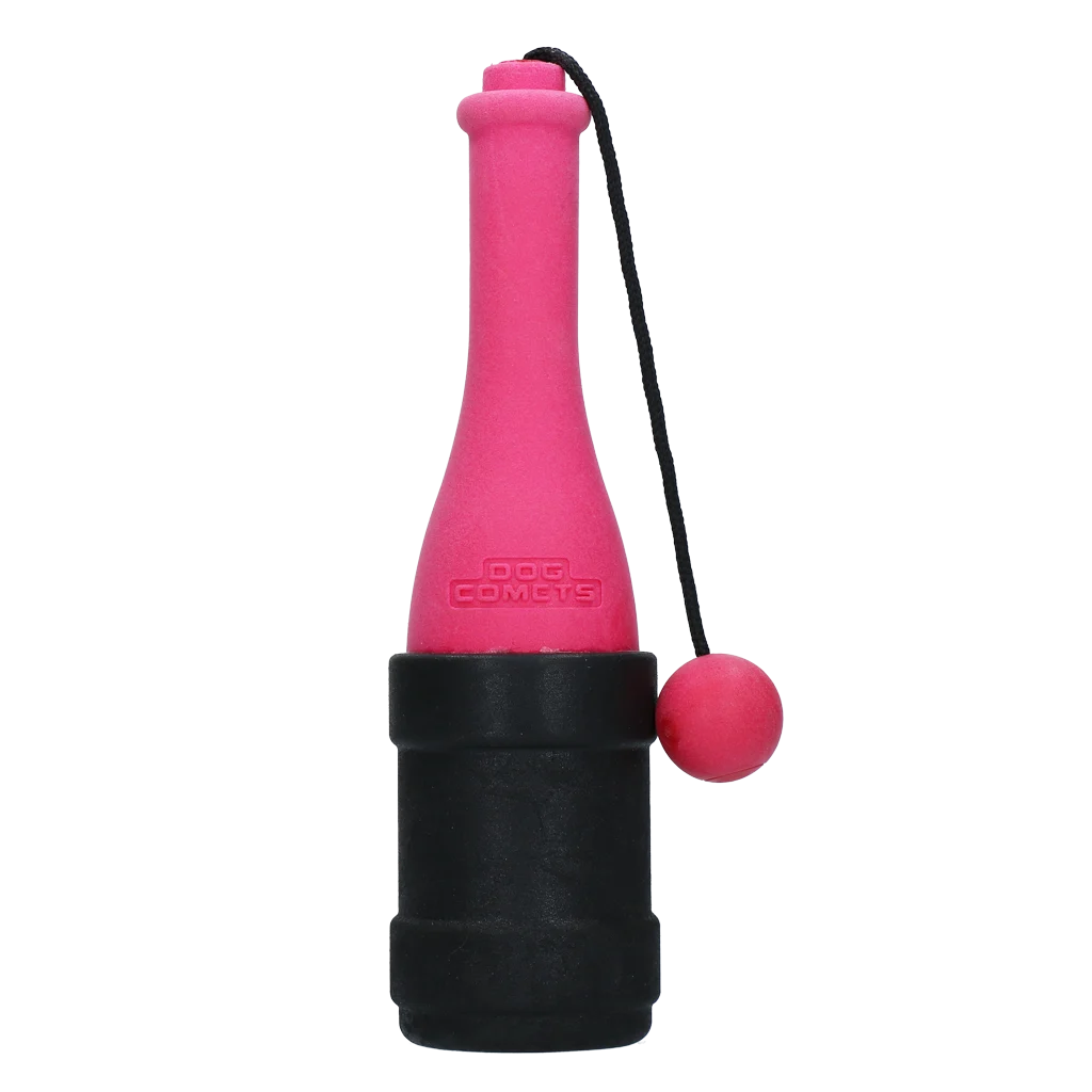 Gioco da riporto con corda per l’acqua, 23 cm, rosa – Dog Comets Bobber - immagine 3