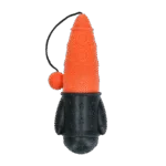 Gioco da riporto con corda, galleggiante, Ø 65 x 235 mm, arancione – Dog Comets Bobber Rocket - immagine 2
