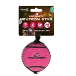Palla da tennis per cani con squeaker M, Ø 6 cm, rosa – Dog Comets Neutron Star