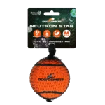 Pallina da tennis per cani con squeaker M, Ø 6 cm, arancione – Dog Comets Neutron Star