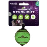 Pallina da tennis per cani, galleggiante, Ø 5 cm, verde – Dog Comets Starlight