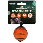 Palla da tennis per cani galleggiante, arancione S, Ø 5 cm – Dog Comets Starlight