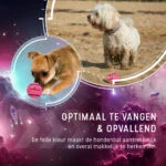 Pallina da tennis per cani, galleggiante, Ø 7,5 cm, rosa – Dog Comets Starlight - immagine 4