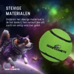 Palla da tennis per cani galleggiante L, Ø 7,5 cm, verde – Dog Comets Starlight - immagine 3