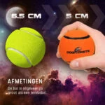 Palla da tennis per cani galleggiante, arancione S, Ø 5 cm – Dog Comets Starlight - immagine 6