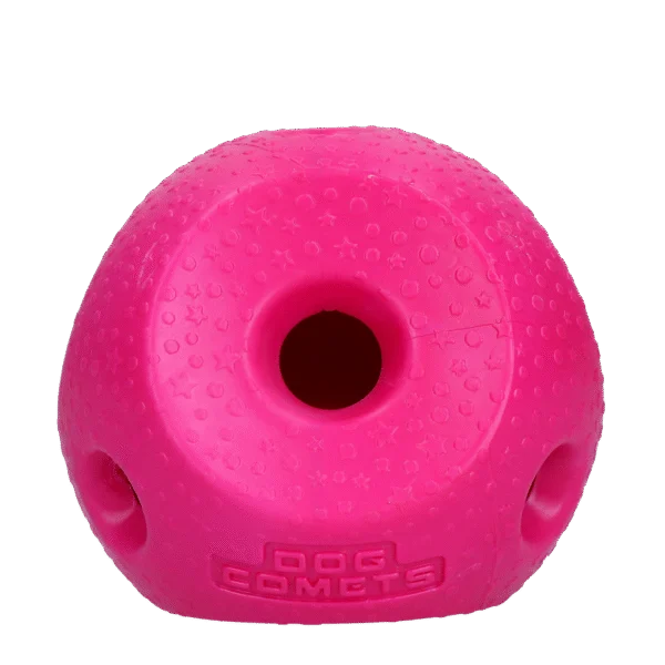 Palla port snack per cani in gomma TPR, rosa – Dog Comets Treat Lock Ball