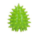 Giocattolo da riporto a forma di uovo con fischietto e punte, verde S, Ø 50 x 60 mm – Dog Comets Cosmic Egg - immagine 2