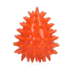 Gioco da riporto a forma di uovo con squeaker e punte, Arancione S, Ø 50 x 60 mm – Dog Comets Cosmic Egg - immagine 2