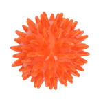 Gioco da riporto a forma di uovo con squeaker e punte, Arancione S, Ø 50 x 60 mm – Dog Comets Cosmic Egg - immagine 3