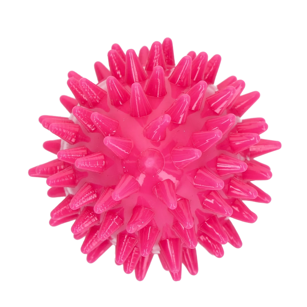 Gioco da riporto a forma di uovo con squeaker e spuntoni, rosa S, Ø 50 x 60 mm – Dog Comets Cosmic Egg - immagine 2