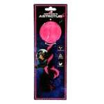 Palla per cani con corda, 6 cm, rosa – Dog Comets AstroTug