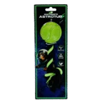 Palla per cani con corda intrecciata, 6 cm, Verde – Dog Comets AstroTug