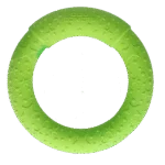 Anello da riporto per cani in gomma espansa, galleggiante, verde M, Ø 19 cm – Dog Comets UFO Ring - immagine 3
