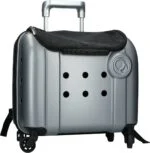 Trolley per cani convertibile in zaino, grigio, 40 x 25 x 31 cm – Compaws Trolley London