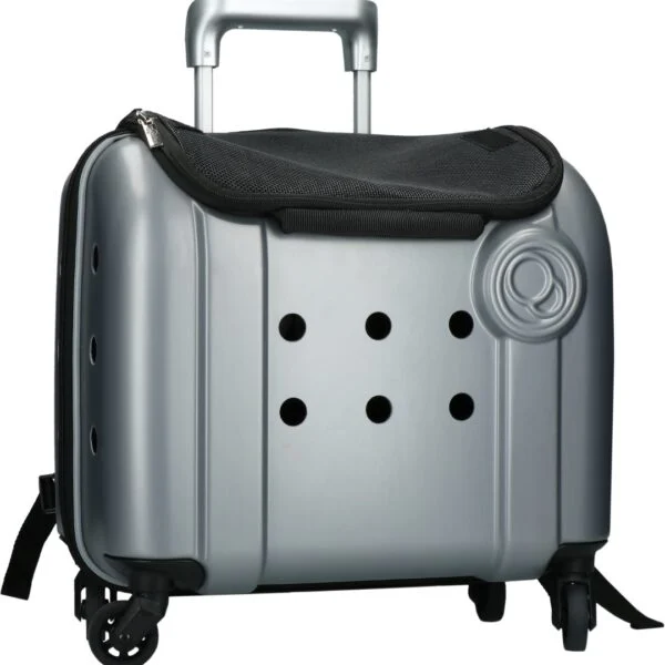 Trolley per cani convertibile in zaino, grigio, 40 x 25 x 31 cm – Compaws Trolley London