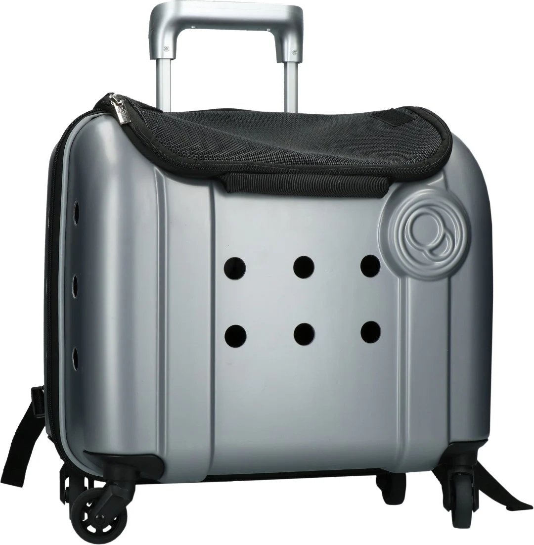 Trolley per cani convertibile in zaino, grigio, 40 x 25 x 31 cm – Compaws Trolley London - immagine 1