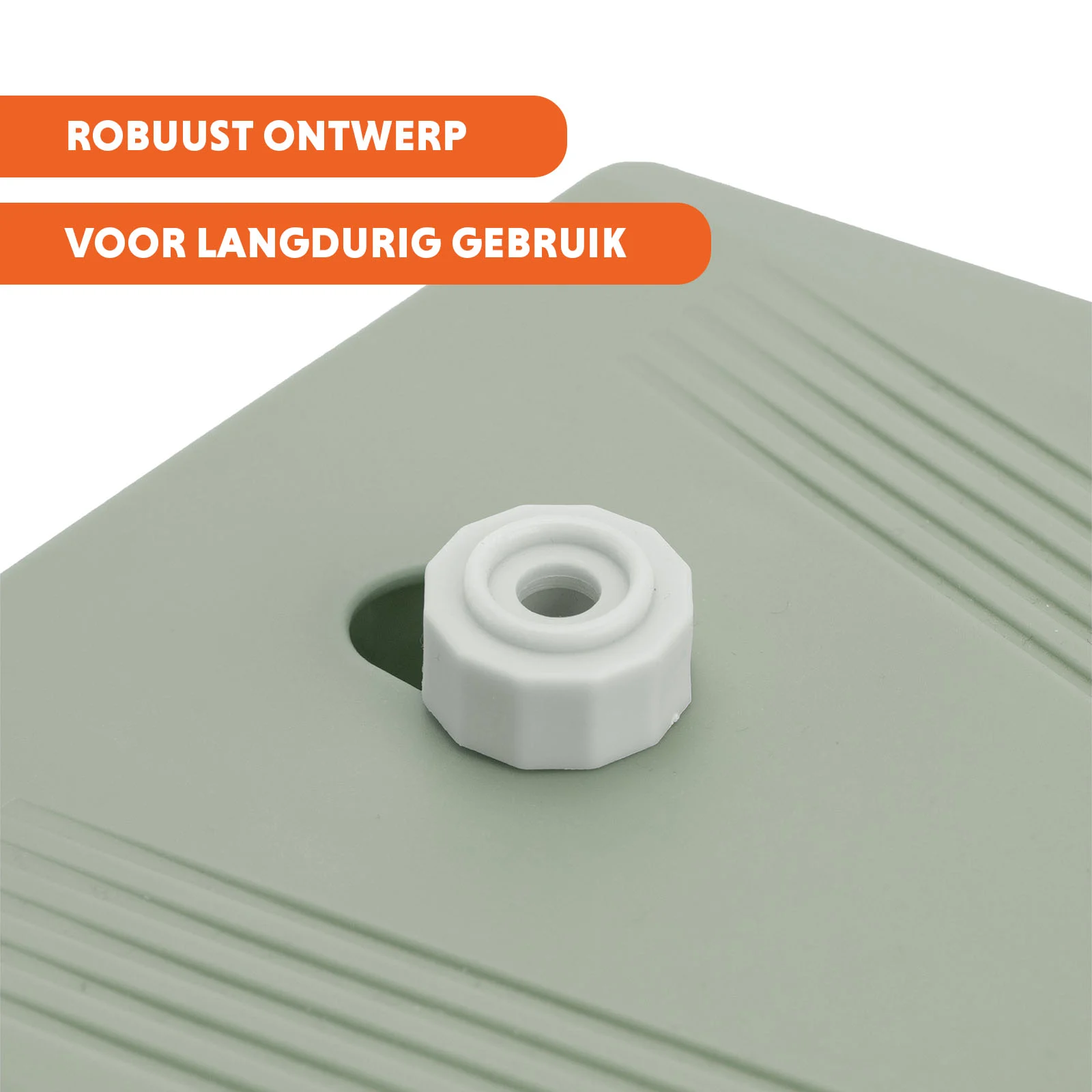 Fontanella con pedale e collegamento per tubo da giardino, verde oliva – Coolpets Splash Water Fountain - immagine 6