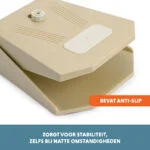 Fontana per cani con pedale e attacco per tubo da giardino, Beige – Coolpets Splash Water Fountain - immagine 5