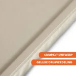 Tappetino refrigerante per cani con gel solido, beige, L, 90 x 60 cm – Coolpets Gel Cooling Mat - immagine 6